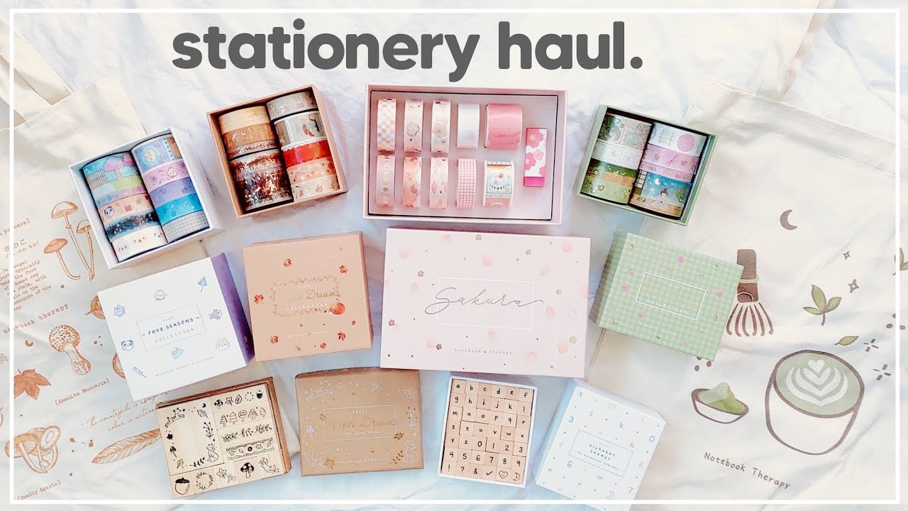 🌸 huge stationery haul from Notebook Therapy | maiden manila