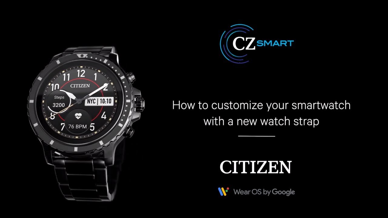 CITIZEN - CZ Smart Gen-1: How to Change the Watch Strap