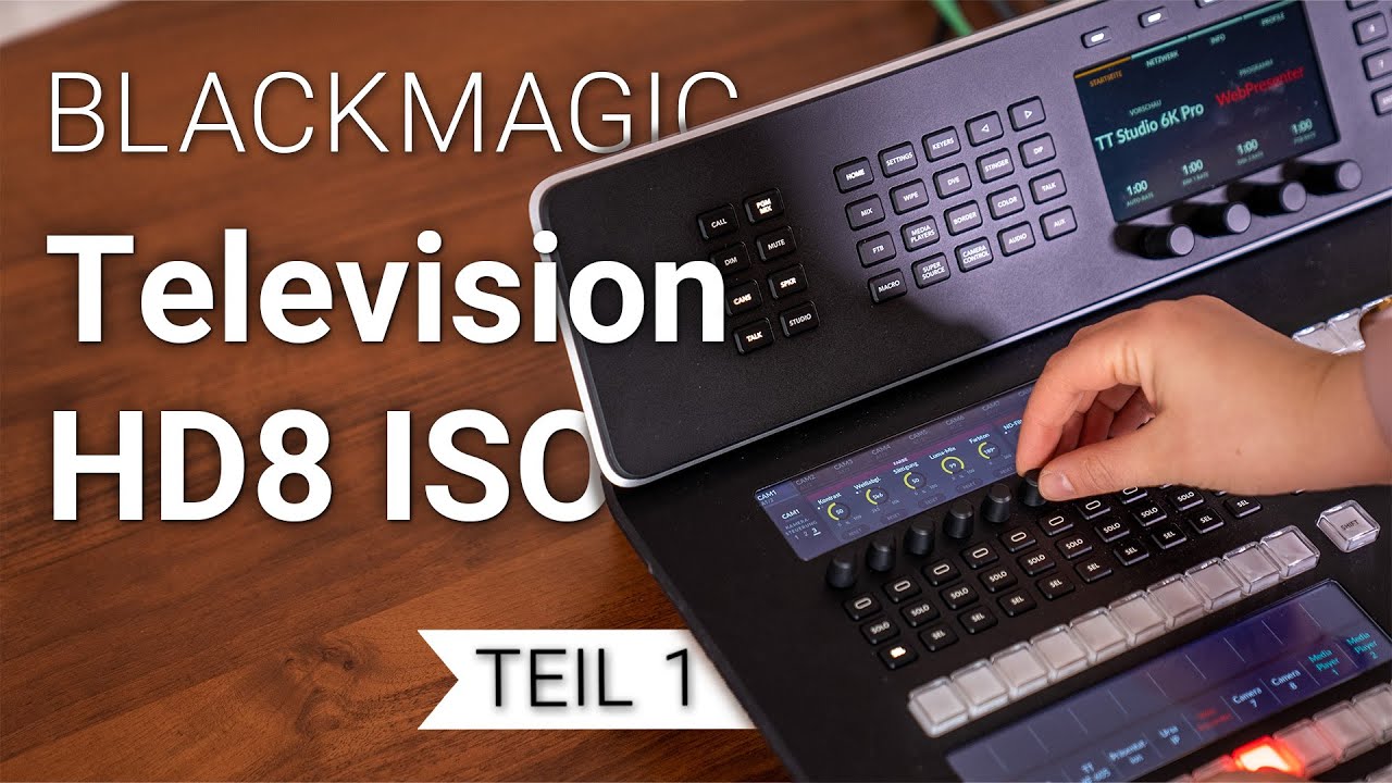 ATEM TELEVISION HD8 ISO: Blackmagics Revolution für Multi-Kameralösungen? (Teil 1/2) | Teltec