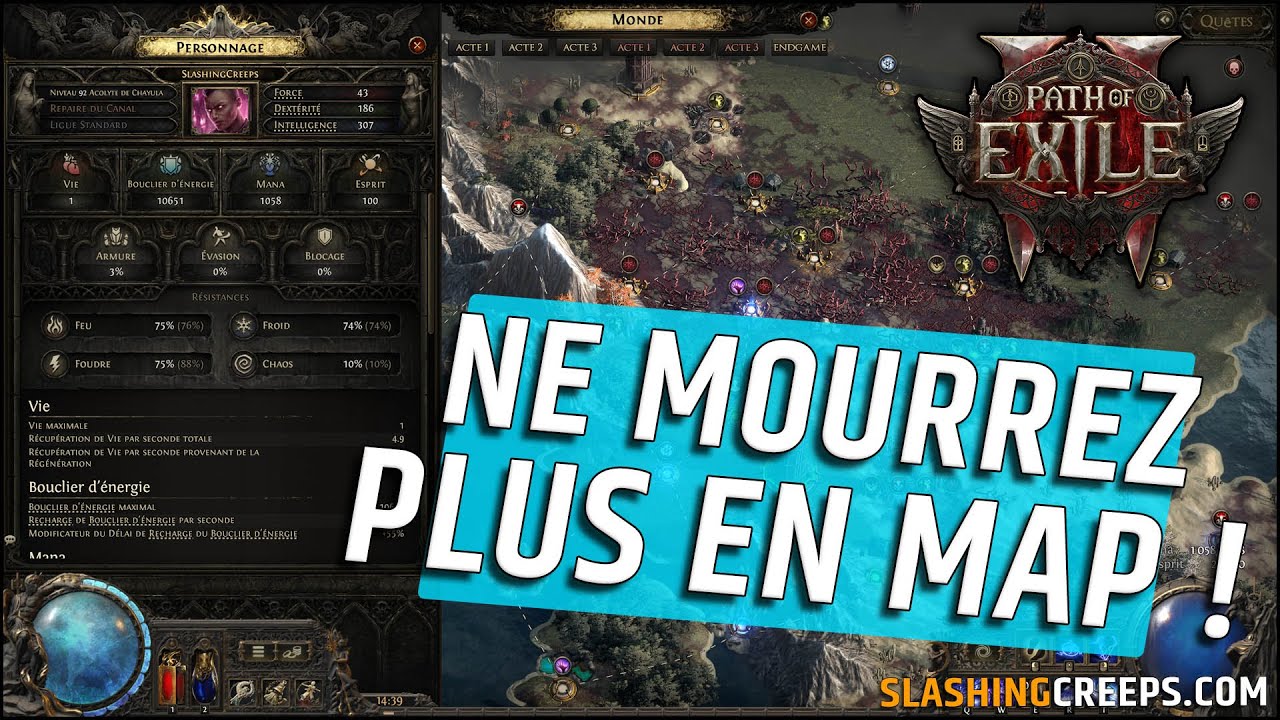 GUIDE PATH OF EXILE 2, comment ne plus mourir en s'équipant facilement !