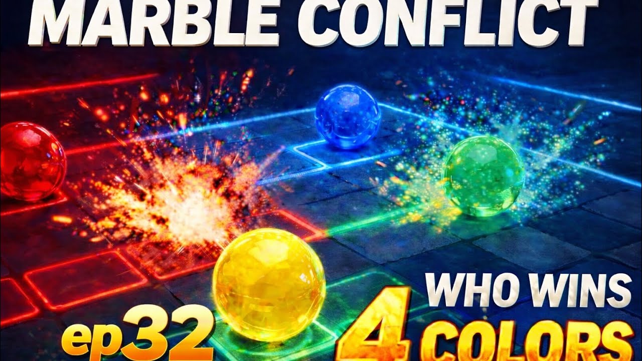Multiply or Release - Marble Conflict in Algodoo ep 32 #viral #games #marblesrace #marble #gaming 