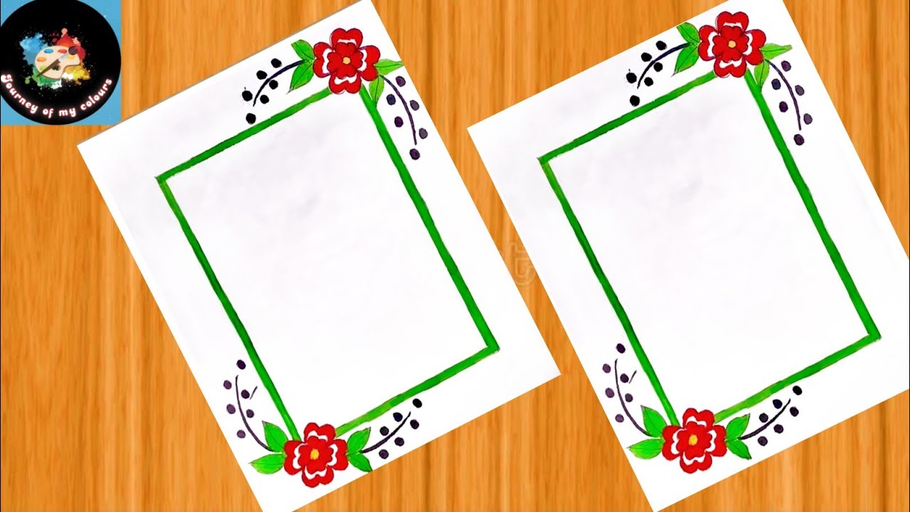 Easy & Beautiful Border Design for Project || Assignment Front Page Design/ Project Work Design.