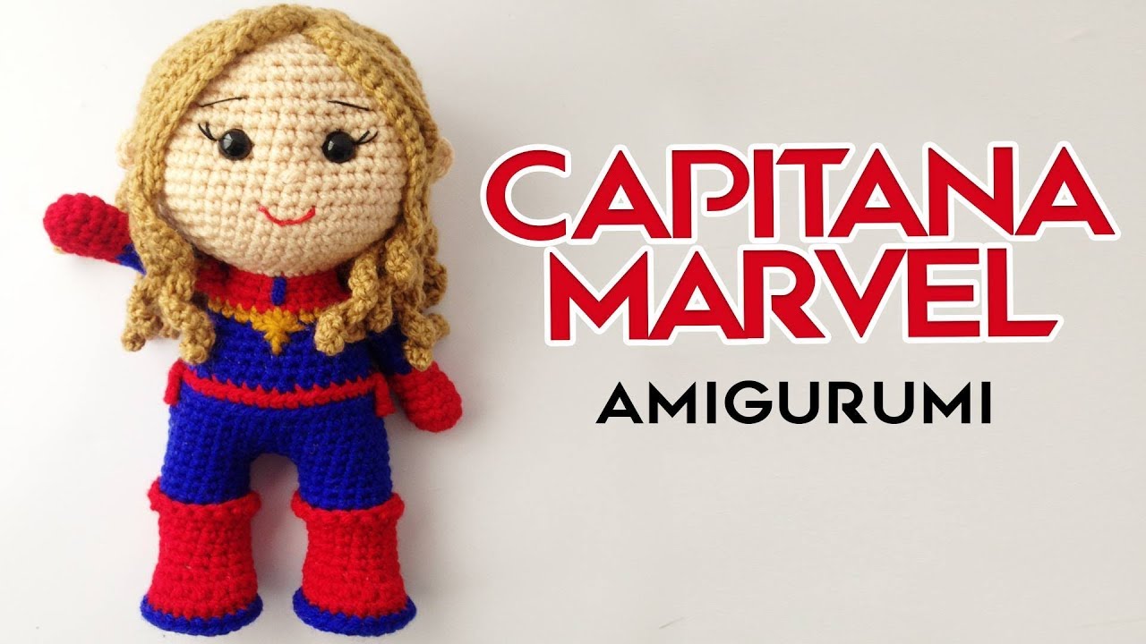 Capitana Marvel Amigurumi Paso a Paso