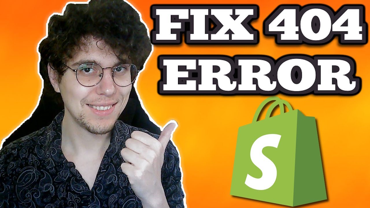 Как исправить ошибку 404 на Shopify &mdash; БЫСТРО