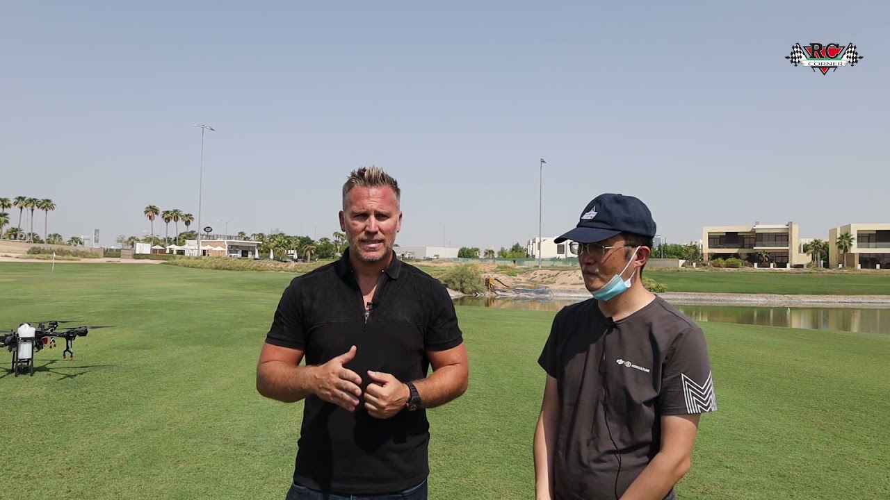 DJI T30 | Agriculture drone solution taking off on golf course | RC Corner