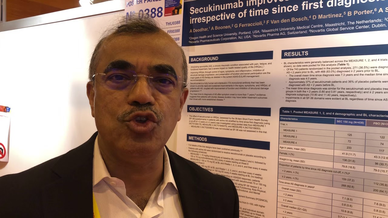 Dr. Atul Deodhar - Treating AS with Secukinumab