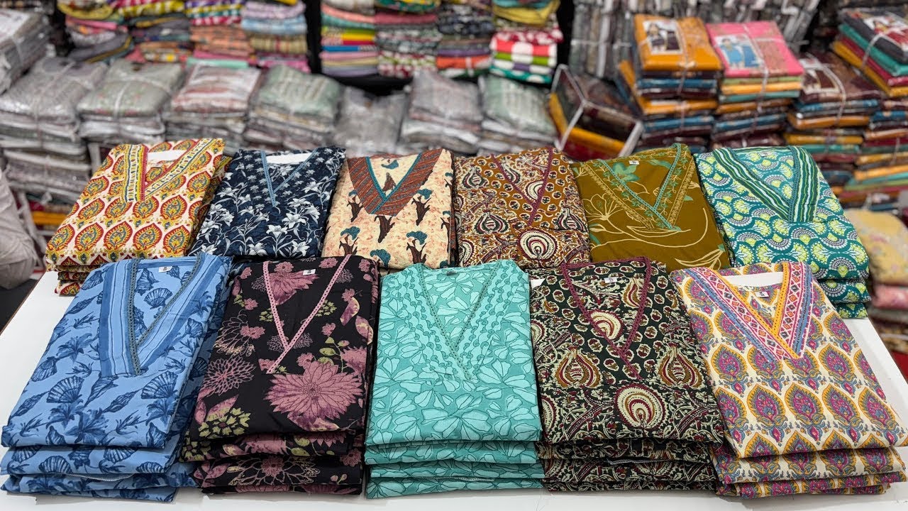 100% Pure Cotton Kurti Pant Manufacturer 150/-₹ | Kurti Manufacturer | Kurti Wholesale Market Surat
