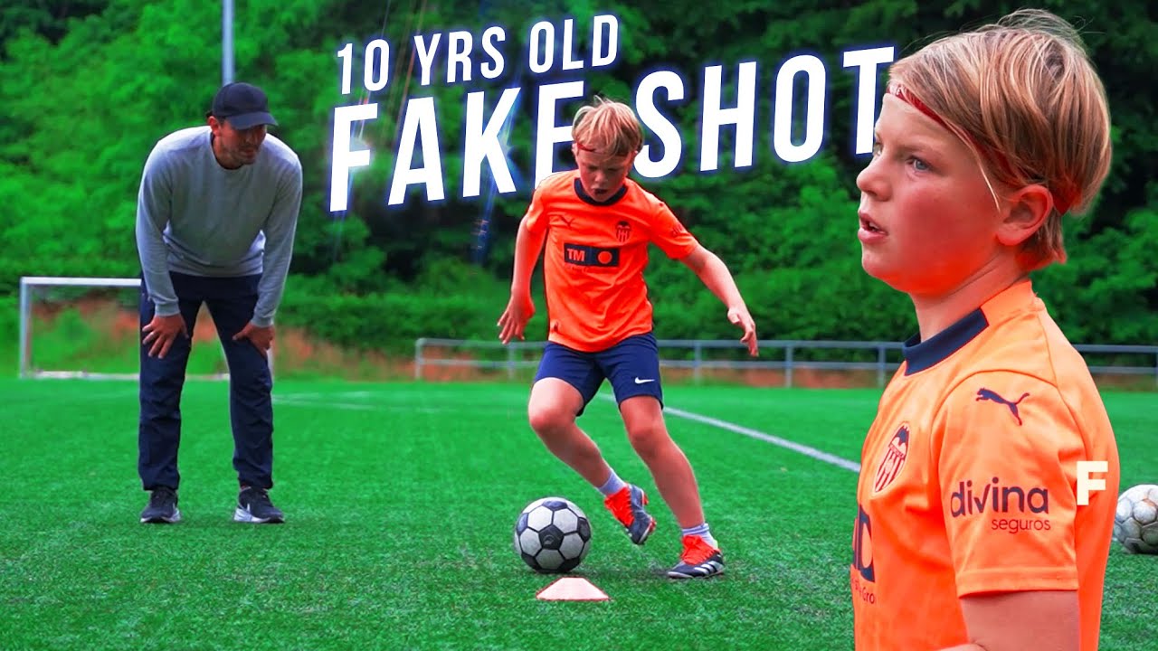 Fake Shooting Drills with my 10 years old student