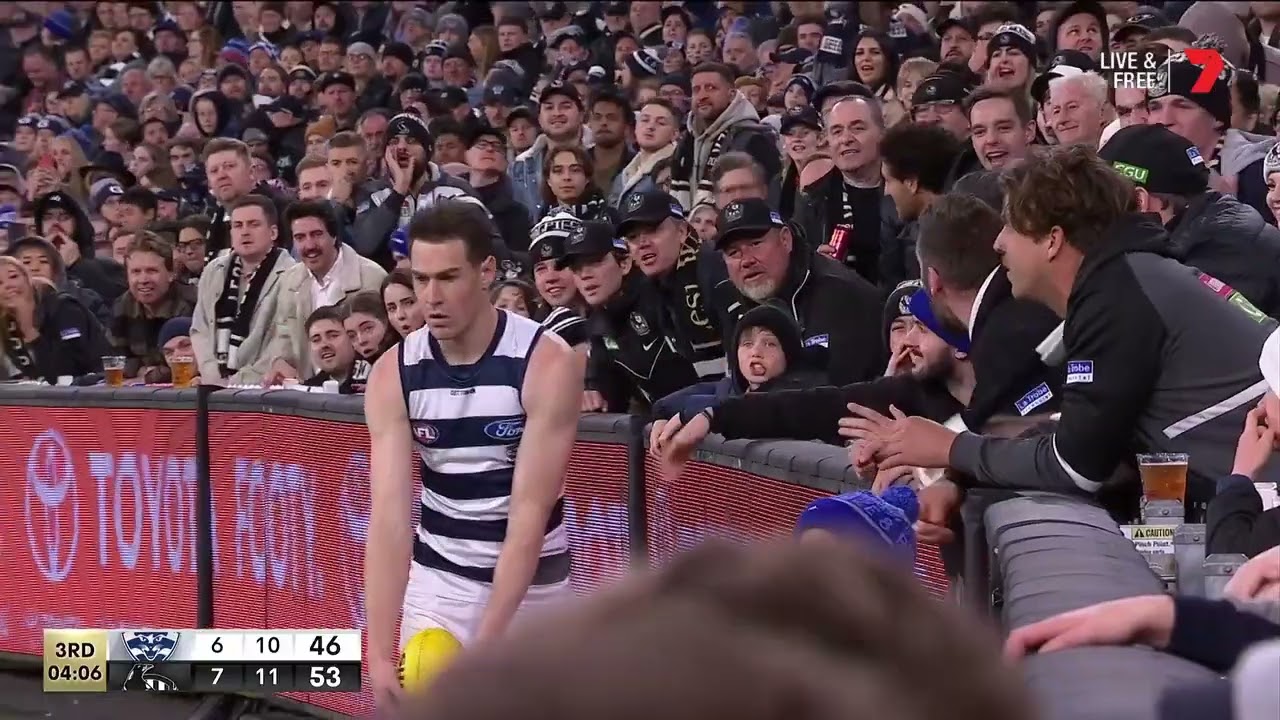 Jeremy Cameron Slots it from the Boundary v Collingwood | AFL 2022 Qualifying Final