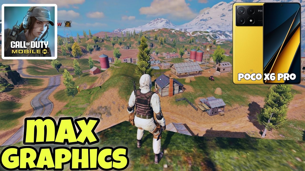 Poco X6 Pro 🔥 Call Of Duty Mobile Max Graphics Gameplay Test