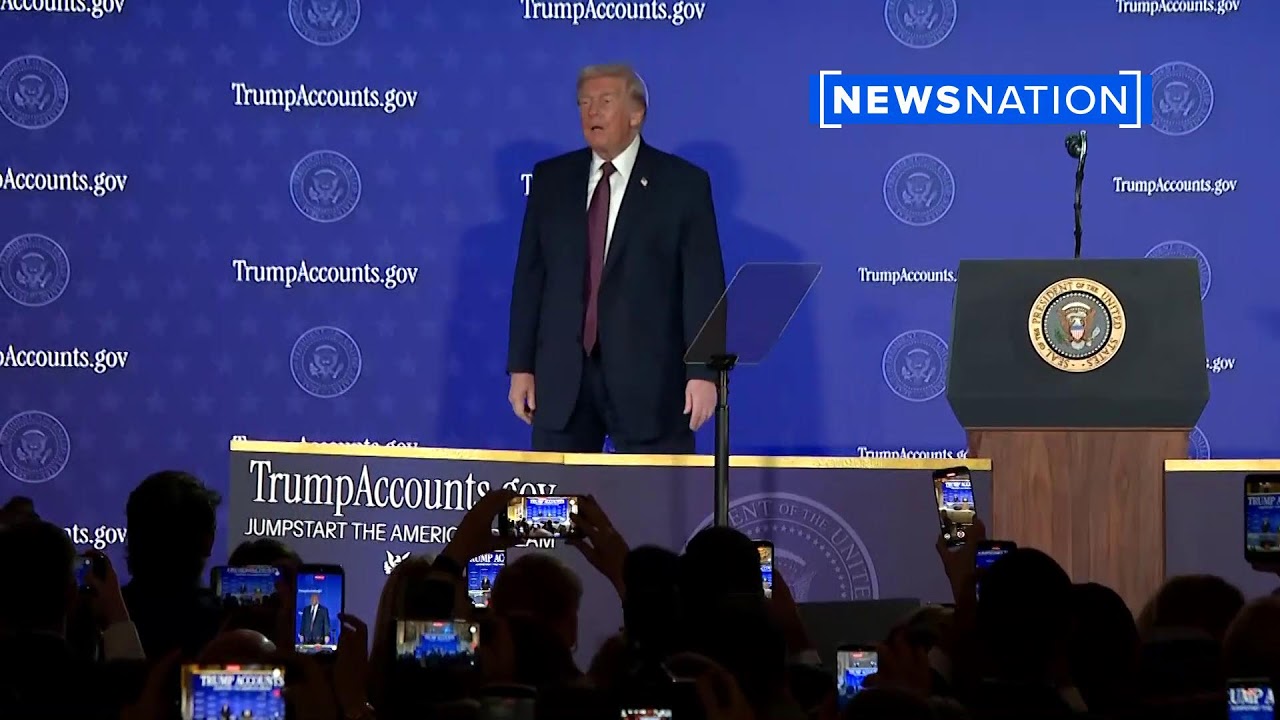 Watch live: Trump launches 'Trump Accounts' for newborns