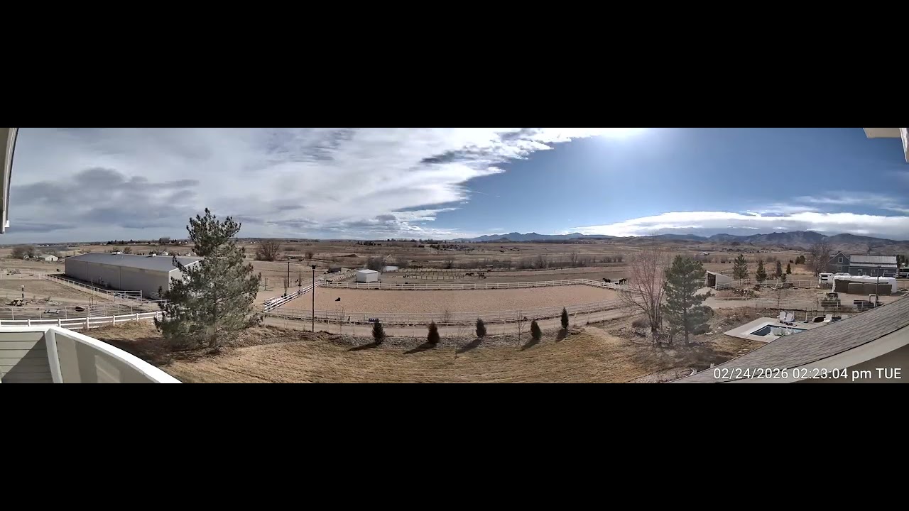 Wildsong Ranch Daily Timelapse - Tuesday February 24 2026