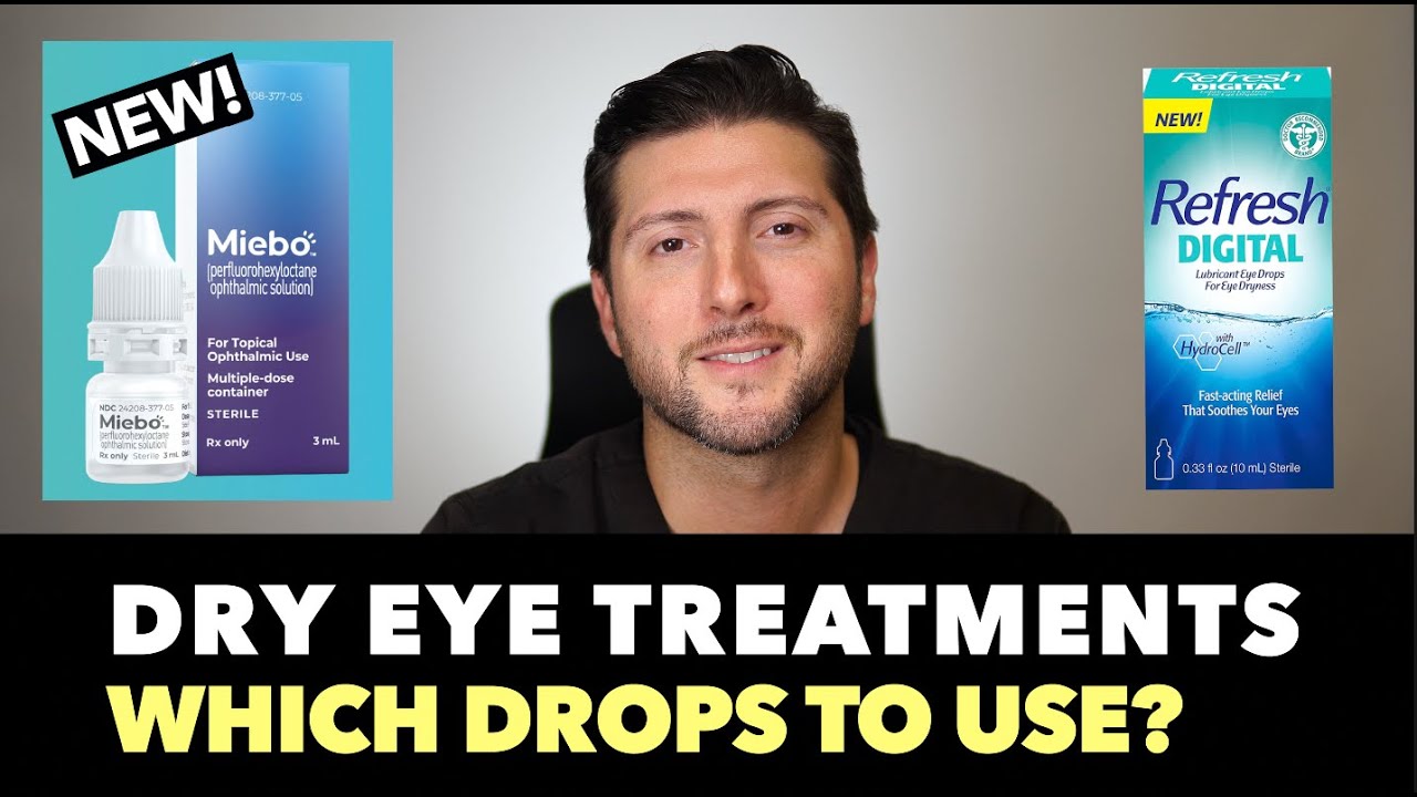 Treating Dry Eyes - Part 2 (Miebo, Artificial tears, and more)