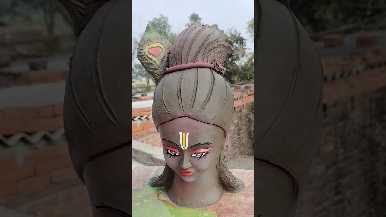 hanuman ji mitti murti makings/ hanuman idol makings/hanuman clay making 