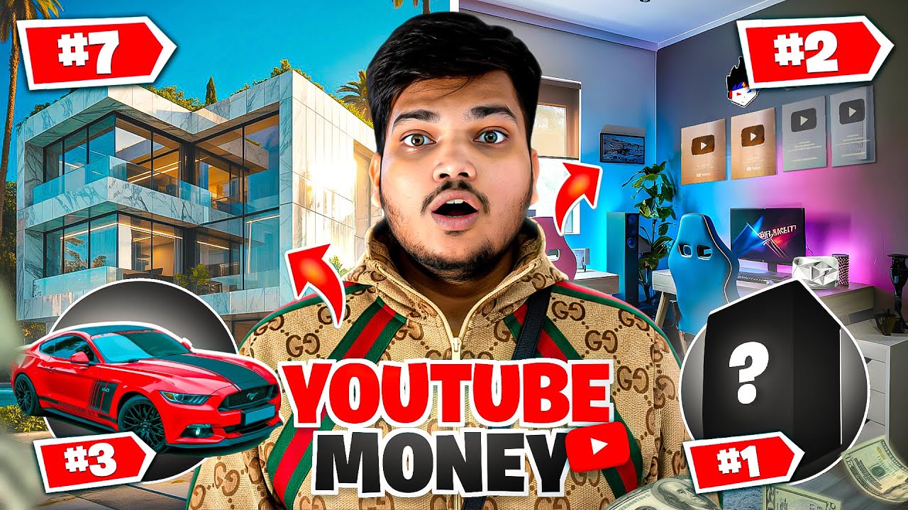 Top 10 CRAZIEST And EXPENSIVE Things I Bought With My YouTube Money 💸