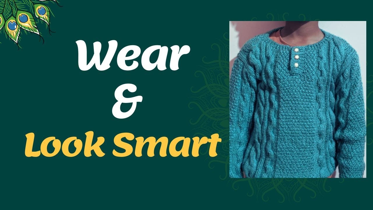 Knitting Boys Sweater with Full Measurement || लड़को के लिए स्वेटर पूरे नाप के साथ || #ritunagpal