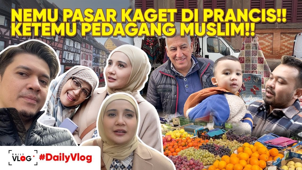 KIA IRWAN KETEMU PASAR KAGET DI PRANCIS!! KETEMU PEDAGANG MUSLIM!!