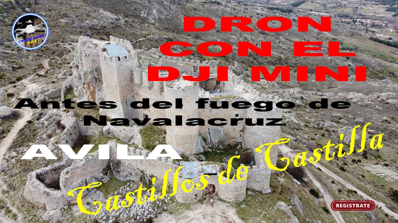 TOP 10 CASTILLOS M&Aacute;S INCRE&Iacute;BLES DEL MUNDO  - Castillo Aunqueospese (Mironcillo - &Aacute;vila) - Dron