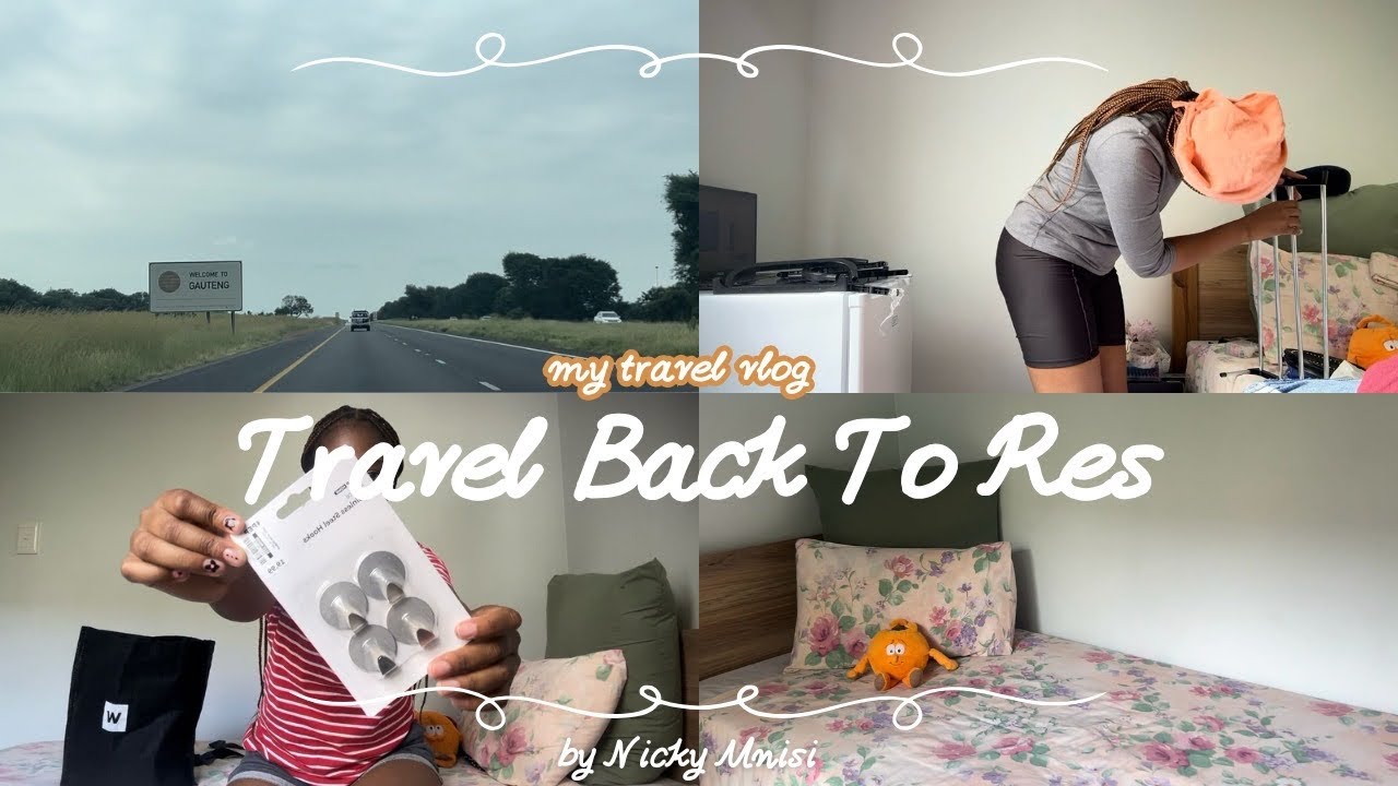 TRAVEL BACK TO RES VLOG: GROCERY SHOPPING| UNPACKING| YAPPING| ROOM TOUR