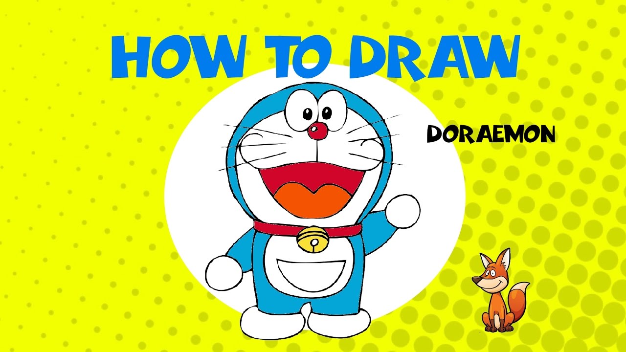 How to draw Doraemon - Learn to Draw - ART LESSONS