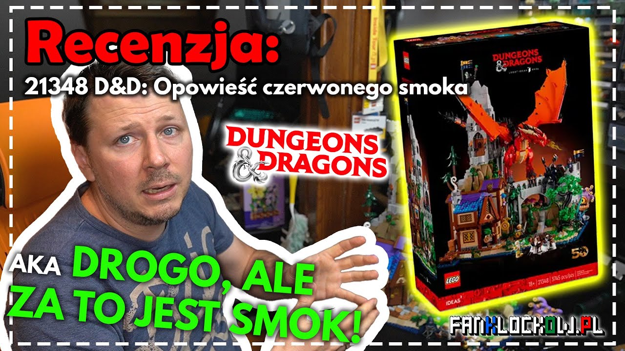 Recenzja: LEGO&reg; 21348 D&D: Opowieść czerwonego smoka