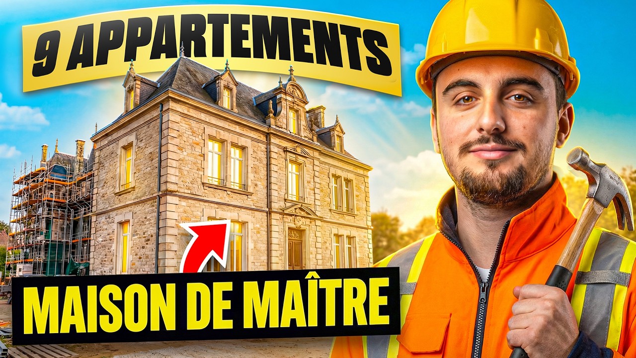 Transformer une maison de maître en 9 appartements ultra rentables (étude de cas)