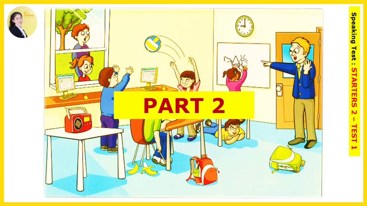 Pre-A1 - Starters 2 - Speaking - Test 1 (Langplus Centre)