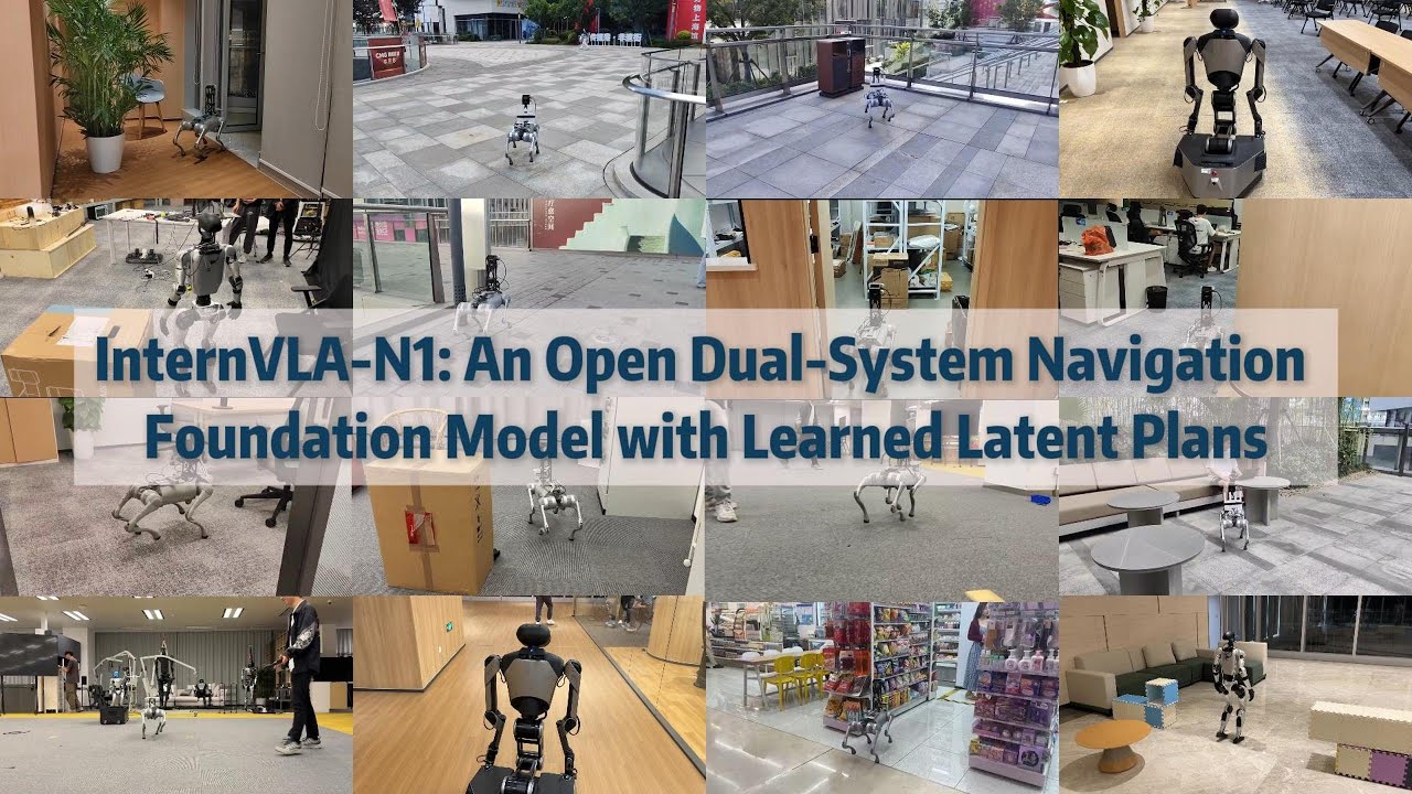 InternVLA-N1: An Open Dual-System Navigation Foundation Model with Learned Latent Plans