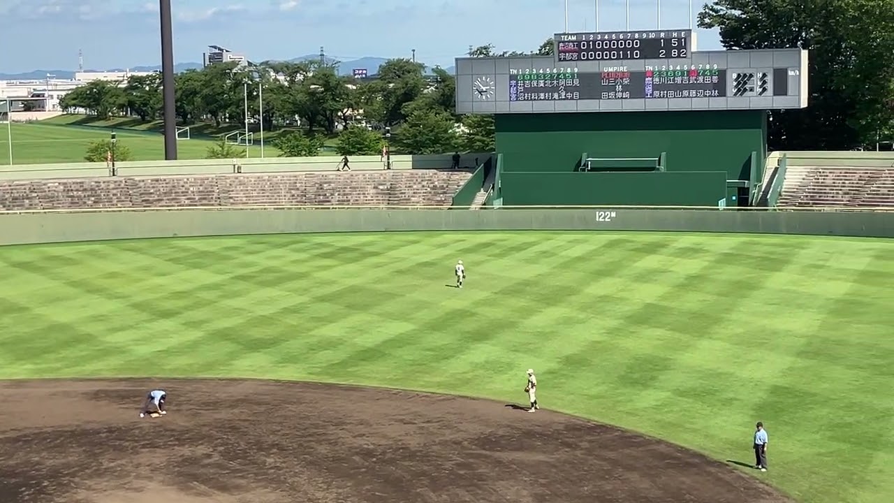 その4   2025.07.20 全国高校野球選手権　栃木大会　3回戦　鹿沼商工ー宇都宮　試合開始　8回〜9回