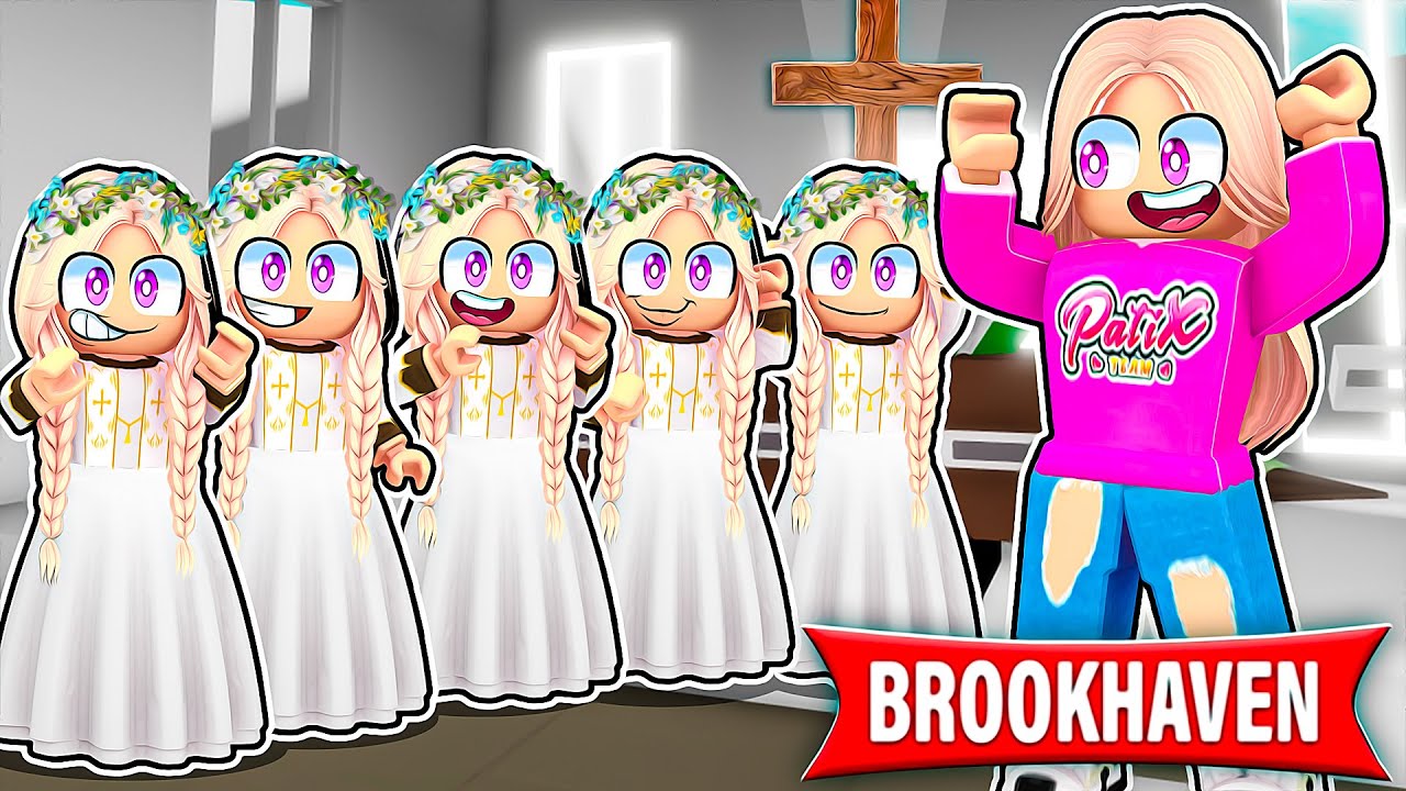 PIĘCIORACZKI MAJĄ KOMUNIE na BROOKHAVEN RP w ROBLOX!
