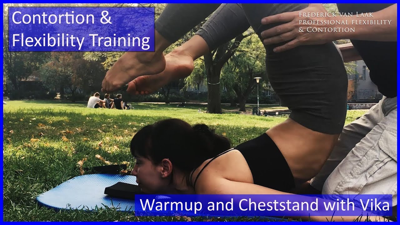 85 Flexyart Contortion Training: Warmup/Cheststand  - Also for Yoga, Pole, Ballet, Dance People