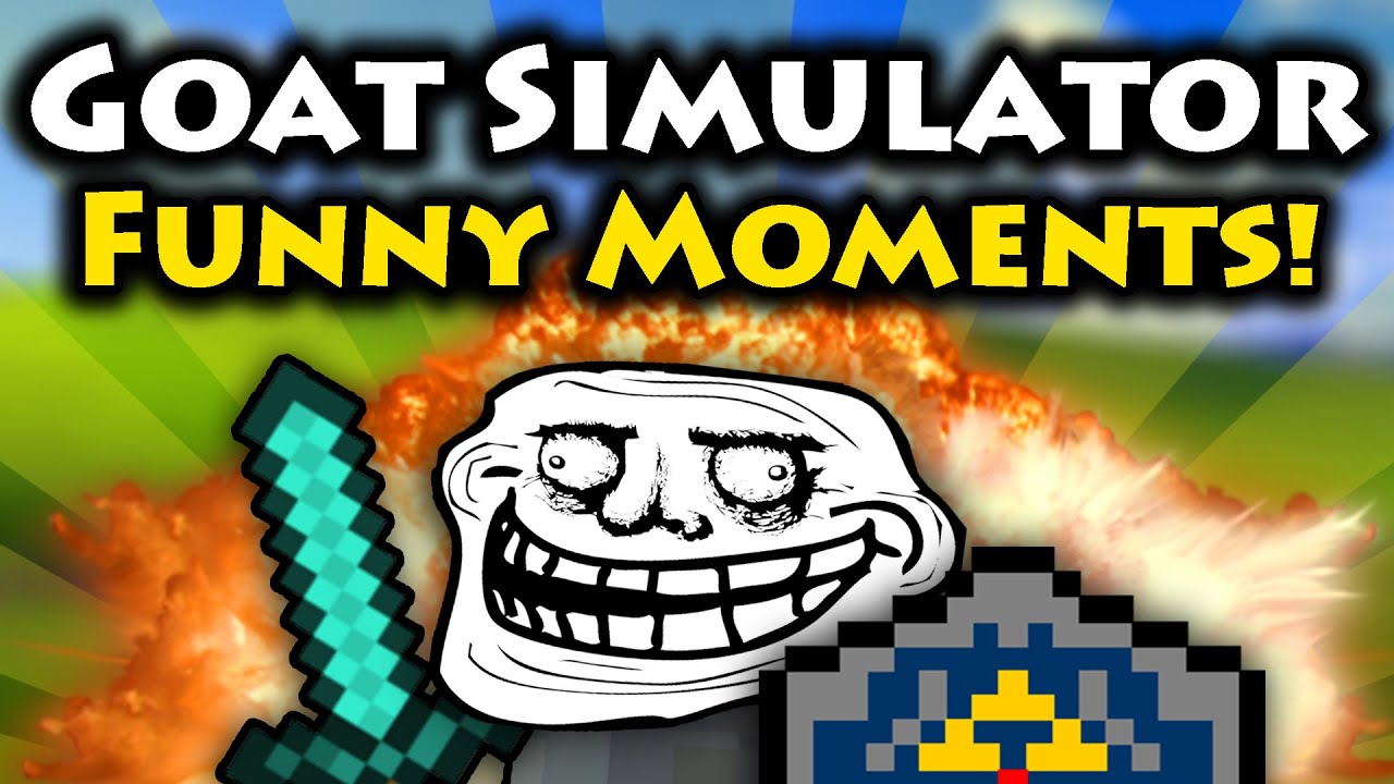 MINECRAFT GOAT! - Goat Simulator Funny Moments! (Funtage)