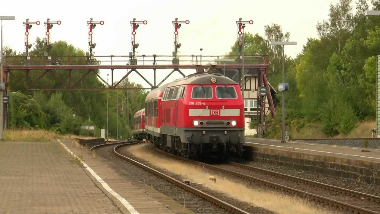 Diesel und Formsignale am Fuße des Harzes