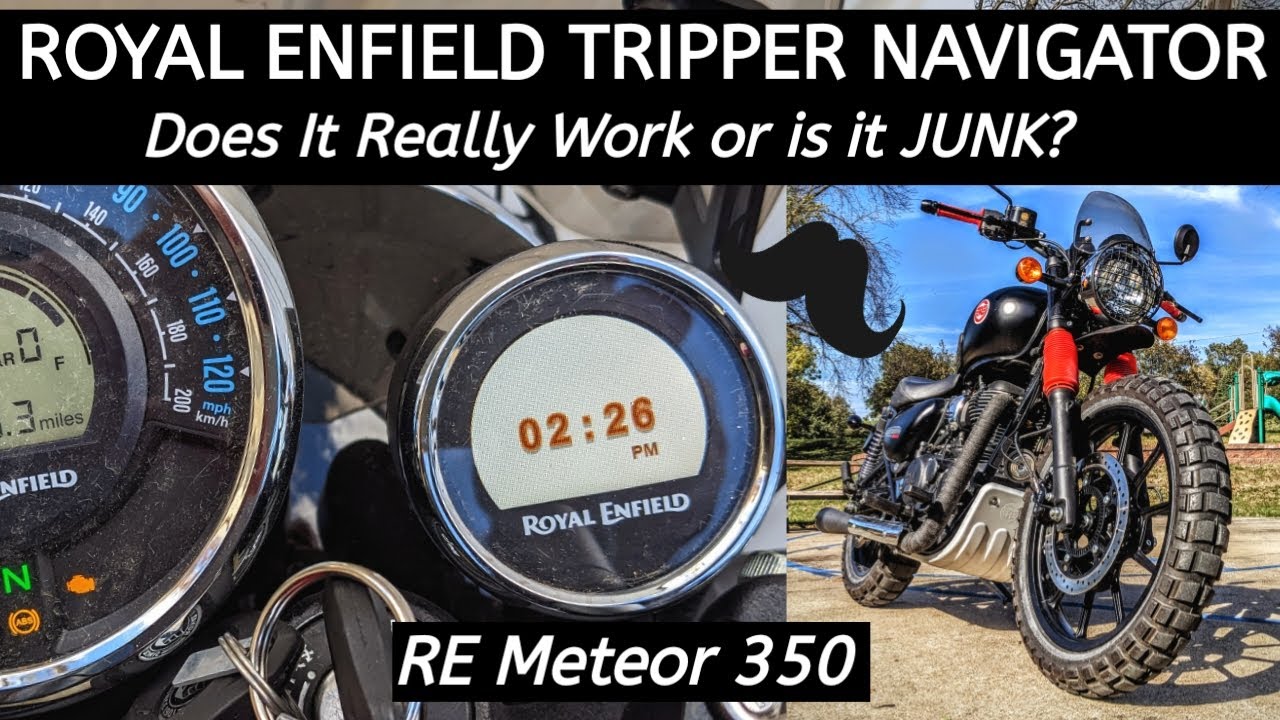 Система навигации ROYAL ENFIELD Tripper Navigator — как она работает?