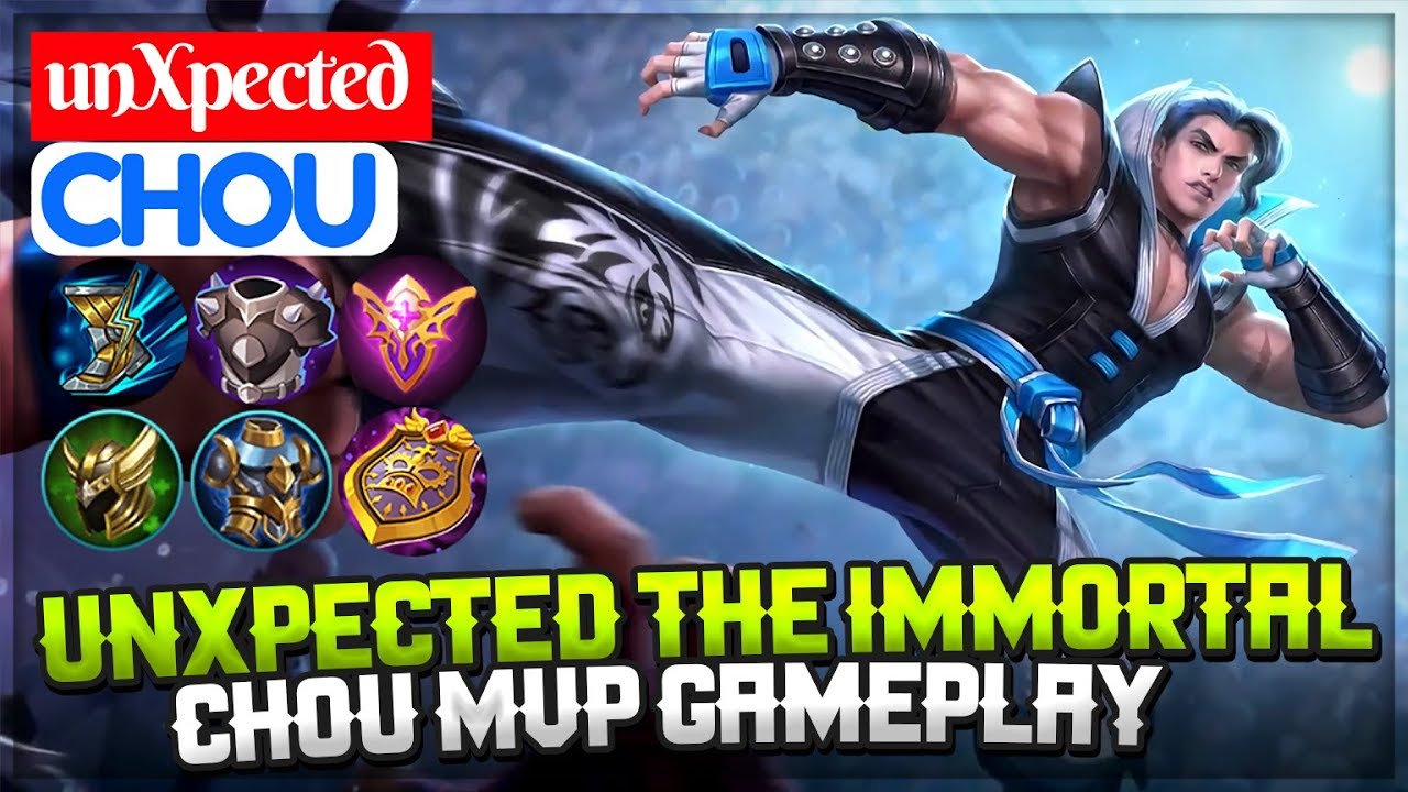 unXpected The Immortal, Chou MVP Gameplay [ Chou unXpected ] unXpected Chou Mobile Legends