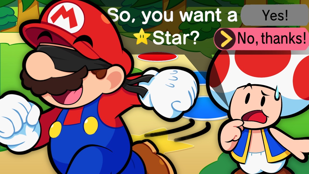 Mario Party, but we're Blindfolded