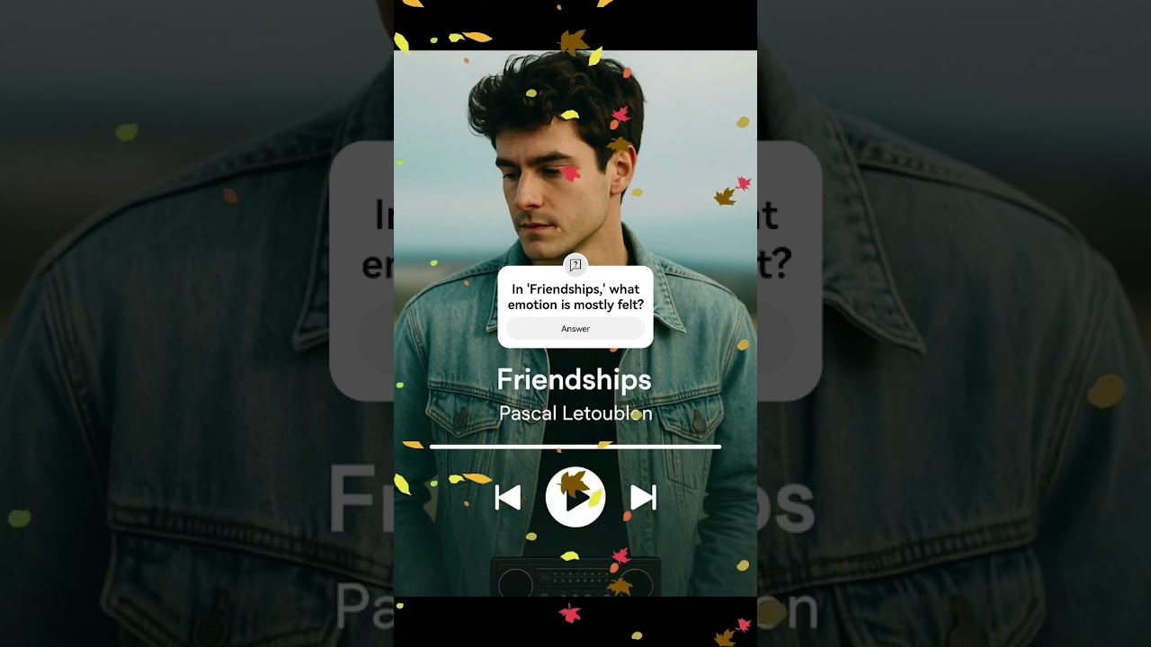 Pascal Letoublon – Friendships ✨ Chill Vibes Only | 