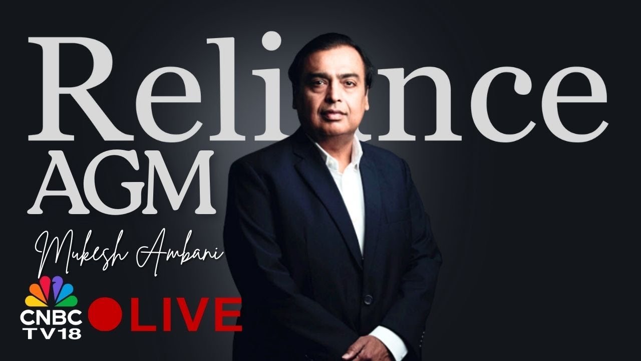 48-е годовое общее собрание акционеров Reliance 2025 в прямом эфире | Мукеш Амбани обращается к 4...