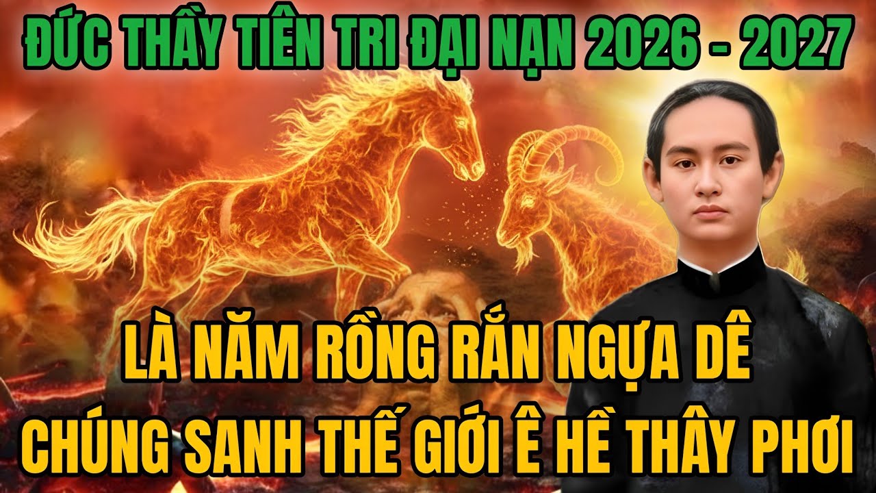 Sấm Giảng Quyển 3 - Là năm Rồng Rắn Ngựa Dê - Chúng sanh thế giới ê hề thây phơi