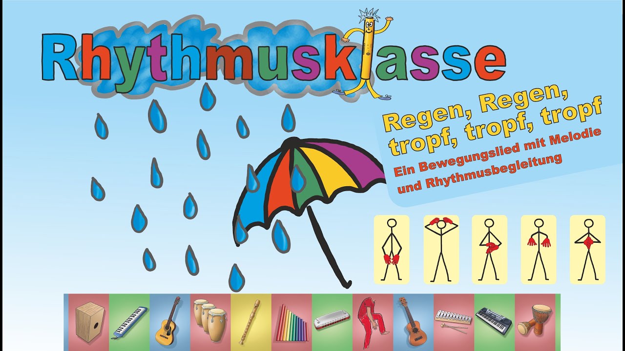 Regen, Regen, tropf, tropf, tropf, - Bewegungslied für die Kita, Kindergarten, Vorschule
