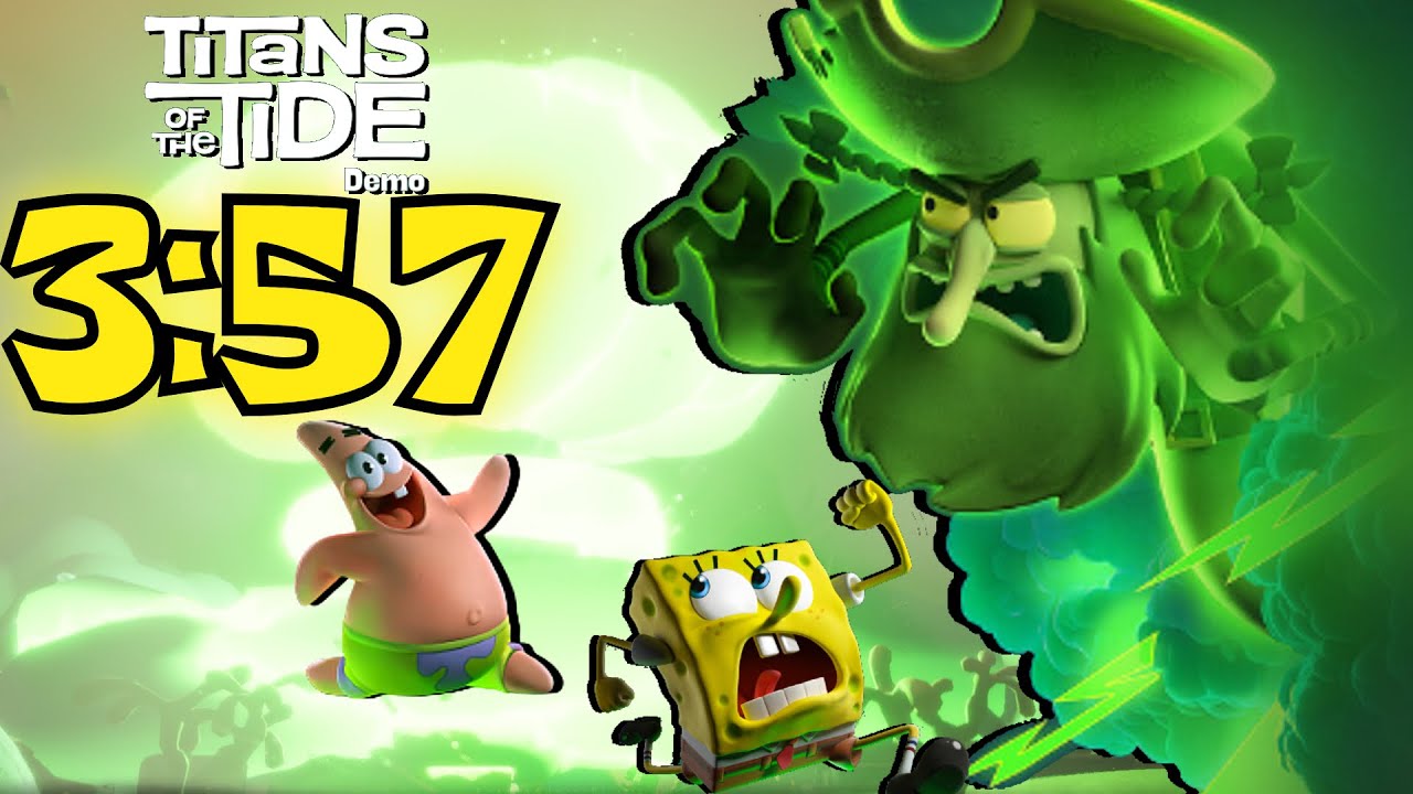 SpongeBob Titans of the Tide - Demo Speedrun in 3:57