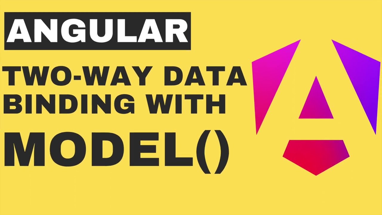 Two-way data binding using the new 🎉 model() function