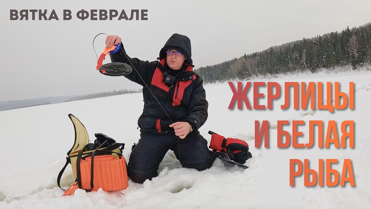 Рыбалка на Вятке. Жерлицы на налима и белая рыба.