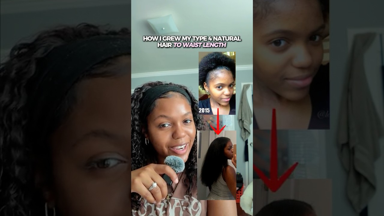 Как отрастить длинные натуральные волосы типа 4. Часть 2 #naturalhairjourney #hairgrowth #type4hair