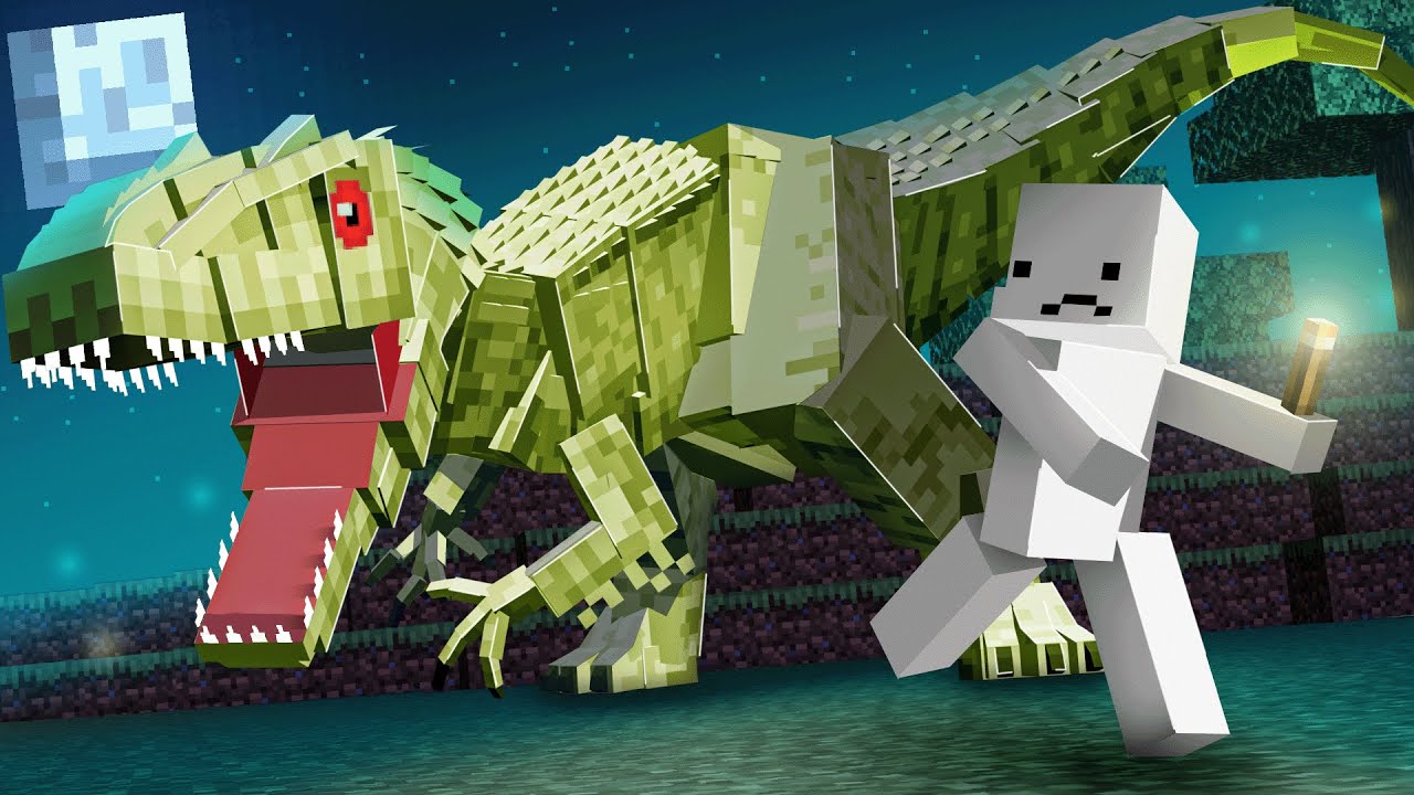 Sobreviví a Dinosaurios en Minecraft Bedrock