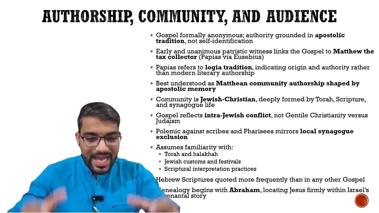 Unit 5 Introduction to Synoptic Gospel Rev  Ajesh P Johney