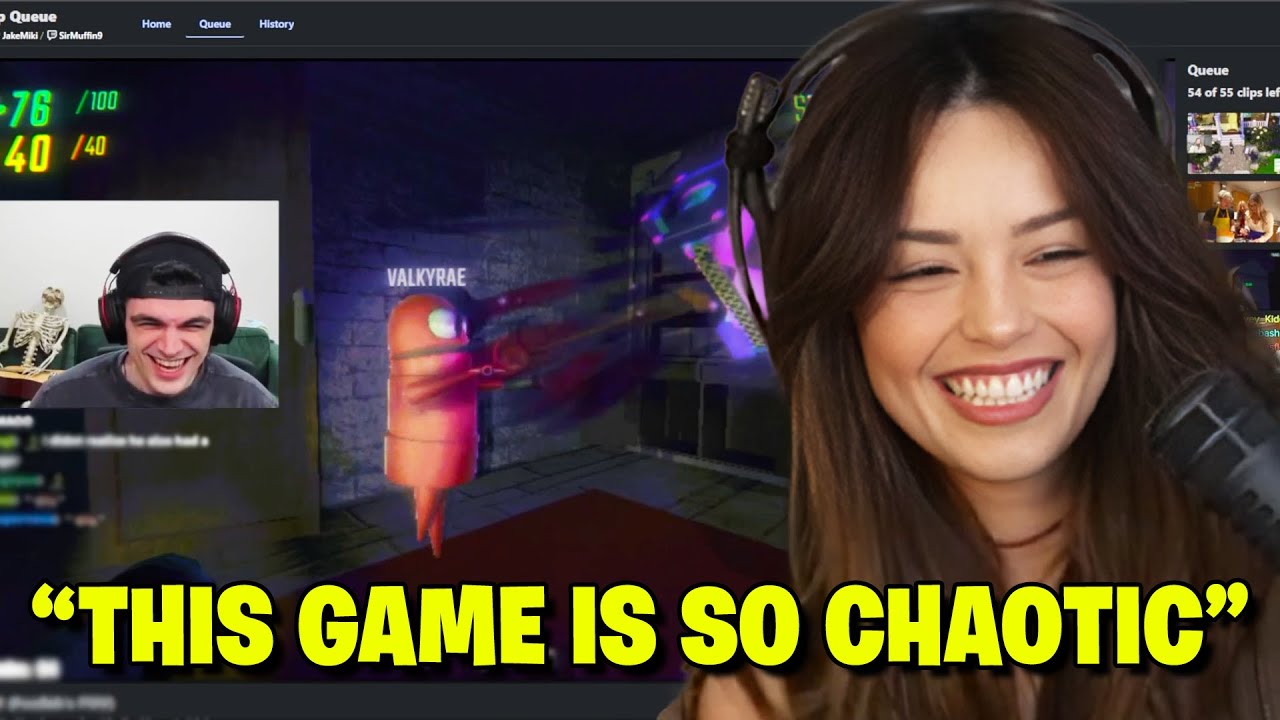 Valkyrae REACTS to FUNNY REPO Clips