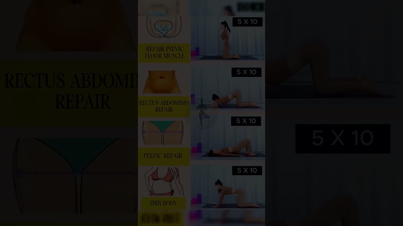 How to Repair Pelvic Floor & Diastasis Recti at Home
