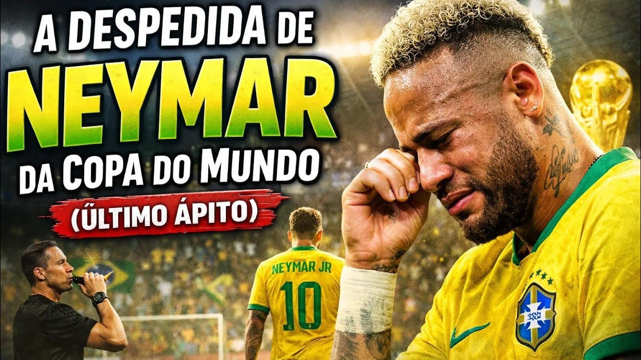 A Despedida de Neymar da I Copa do Mundo (ÚLTIMO APITO)