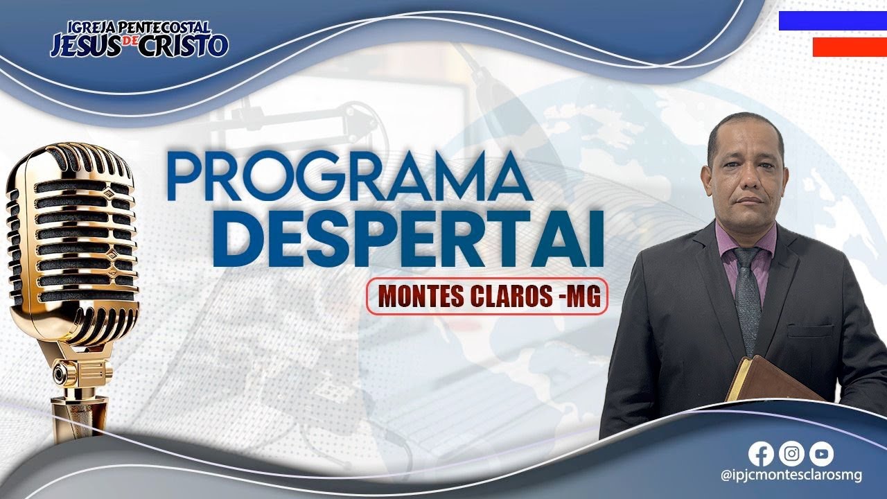 Programa Despertai | Ao Vivo | Quarta-Feira 11/03/2026 |IPJC Montes Claros